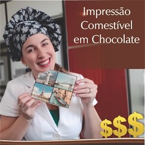 Curso de Impressão Comestível em Chocolate