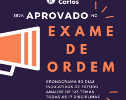 cronograma 90 dias Exame de Ordem OAB