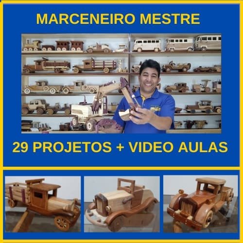 Marceneiro Mestre Como fazer carros miniaturas de madeira