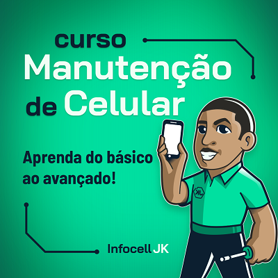 Curso Manutenção de Celular + Iphone + Android + Solda em Placa + Software + Eletrônica + Esquemas + Reballing + Troca de Vidro