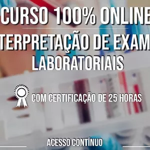 Curso Interpretação de Exames Laboratoriais com certificado