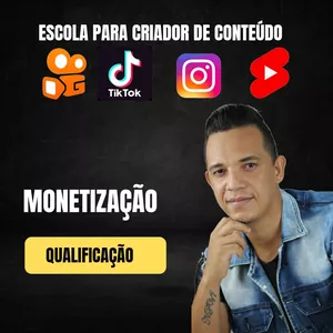 Escola para criador de conteúdo Kwai, Tik tok, Instagram, Youtube shorts