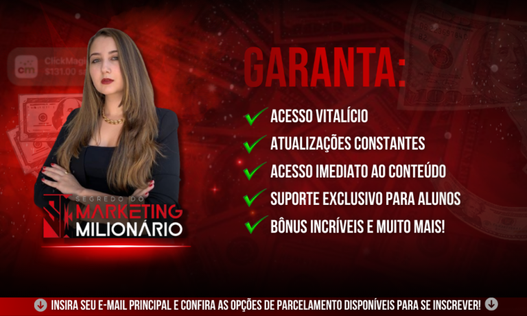 Segredo do Marketing Milionário por Sthephannye Alkmin: Domine o Marketing Digital e Venda em Escala Global