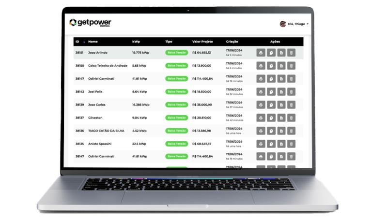 Getpower Educação: A Plataforma Completa para Dimensionamento e Gestão de Projetos de Energia Solar