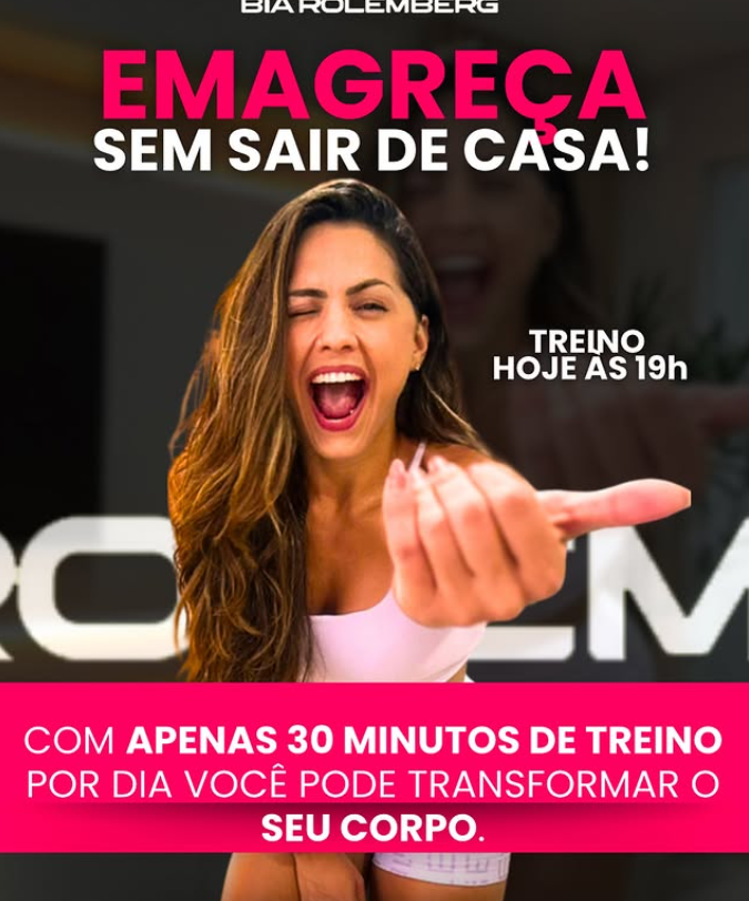 Emagrecimento com Exercícios: Treino em Casa com Ana Bia Rolemberg Compras Digitais Dicas de Cursos