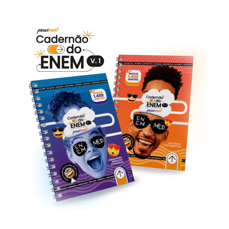 2 Cadernões ENEM PasseiMED!