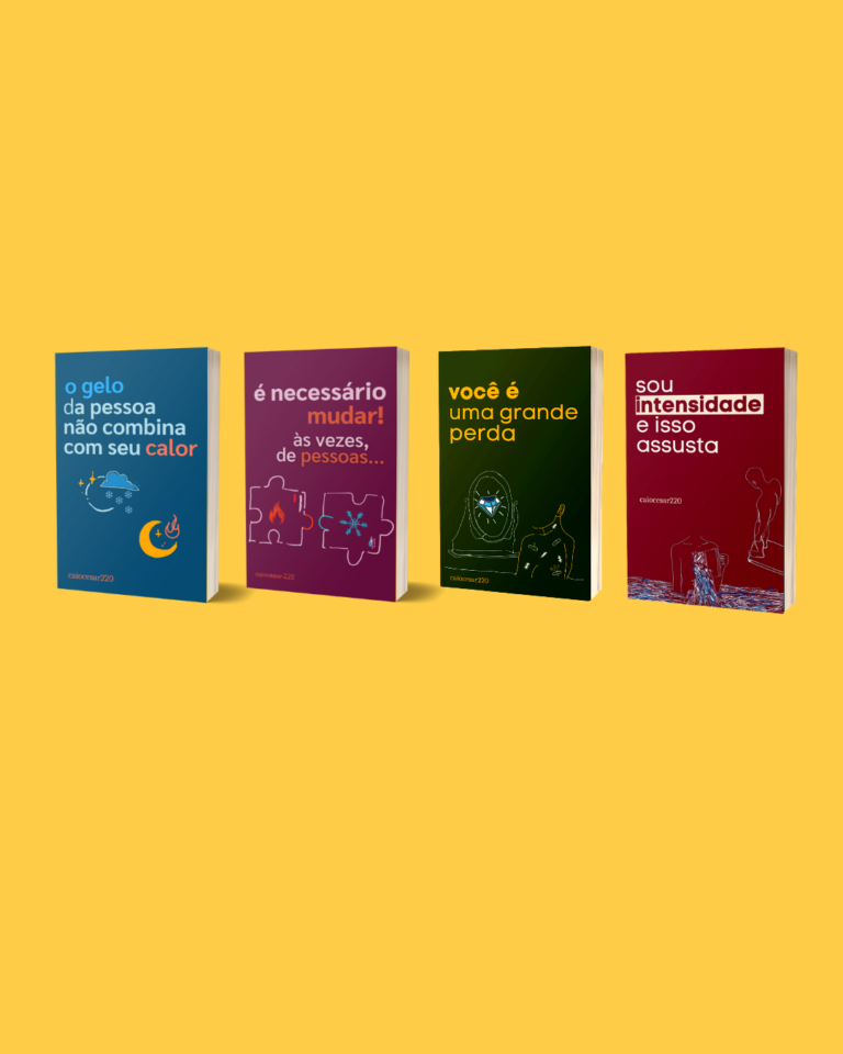 🔥 Combo de 4 Livros de Caio Cesar: Construa Relacionamentos Sólidos e Verdadeiros! 🔥
