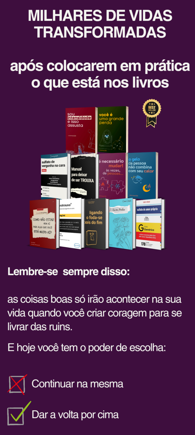 Como Superar Relacionamentos Abusivos: O Poder dos 11 Livros de Caio César