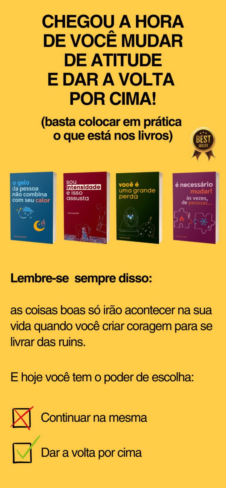 4 Livros – Caio César: Como Transformar Seus Relacionamentos e Autoconfiança