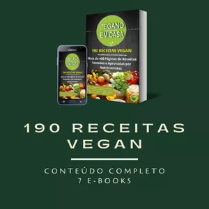 Análise e Review: 190 Receitas Vegan 2026 Compras Digitais