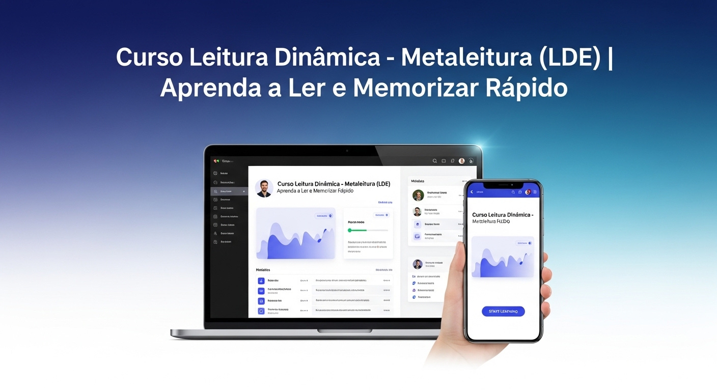 Curso Leitura Dinâmica - Metaleitura (LDE) | Aprenda a Ler e Memorizar Rápido