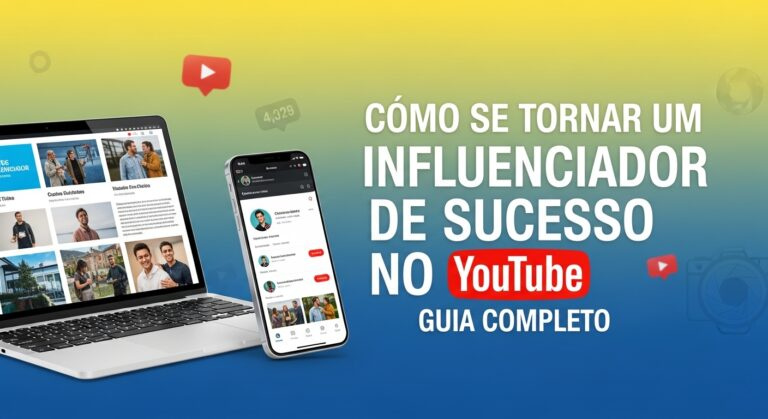 Como Se Tornar um Influenciador de Sucesso no YouTube: Guia Completo