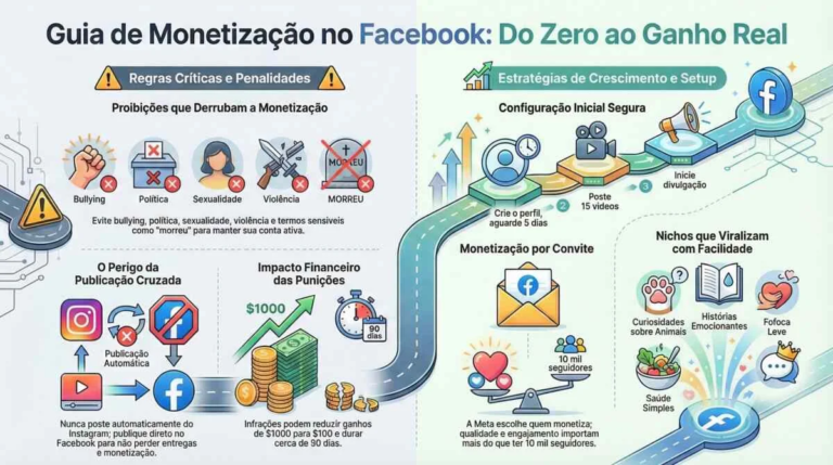 Como Monetizar Página no Facebook com IA sem Levar Ban por Conteúdo Não Original