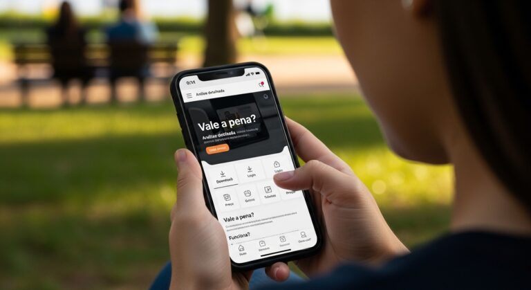 Suelen Mello, especialista em marketing digital, em um ambiente de trabalho criativo.