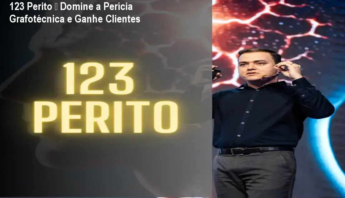 Aluno do 123 Perito usando o microscópio digital e IA para analisar documentos grafotécnicos