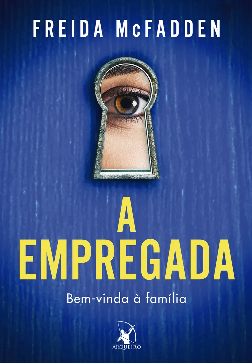Capa do livro A Empregada de Freida McFadden, thriller psicológico com final surpreendente