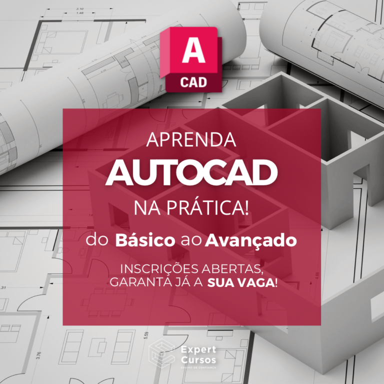 Análise completa do Curso de AutoCAD Expert Expert Cursos - projeto real, blocos CAD e modelos 3D para engenharia e arquitetura