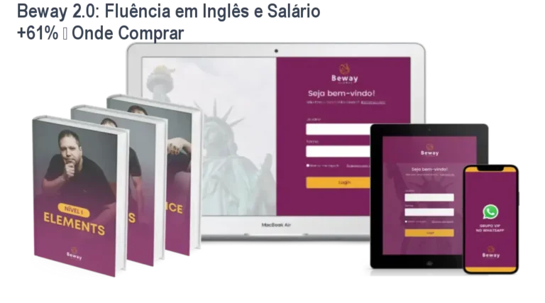 Aluno praticando inglês com o curso Beway 2.0 e aumentando sua confiança na fala