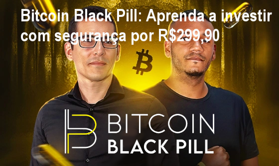Treinamento Bitcoin Black Pill mostrando como iniciantes podem investir em Bitcoin com segurança