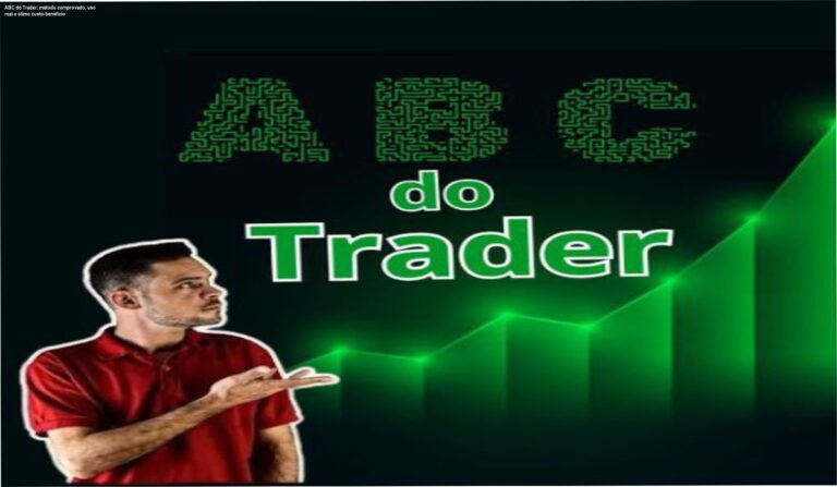 Capa do curso ABC do Trader de Rubens Binhardi mostrando gráficos e o método ABC
