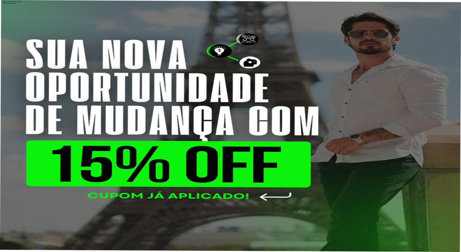 Capa do ebook Guia Na Estica de Ricardo Gimenez, com 250 composições de looks masculinos