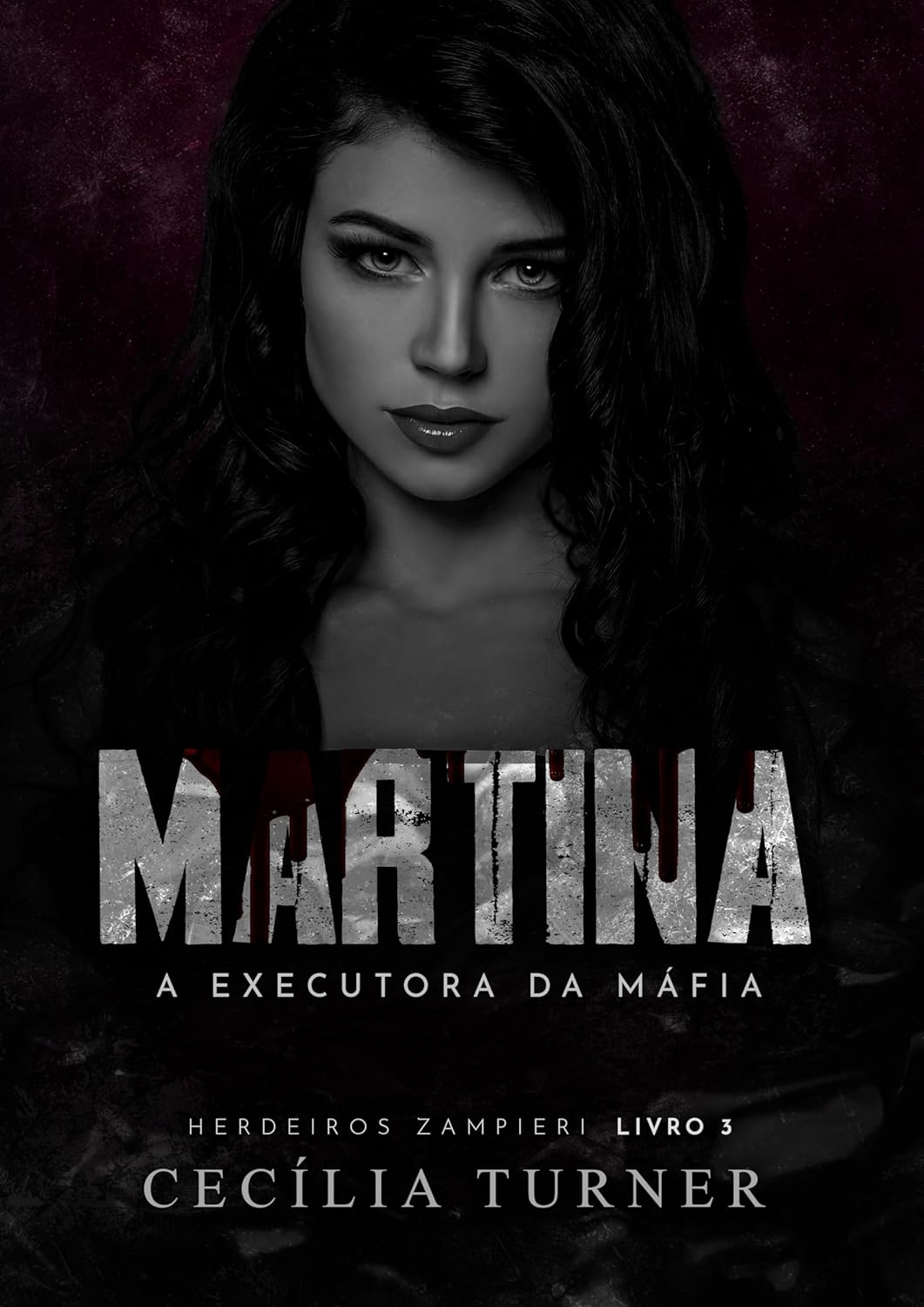 Capa do eBook 'Martina: A Executora da Máfia' de Cecília Turner, romance policial e suspense