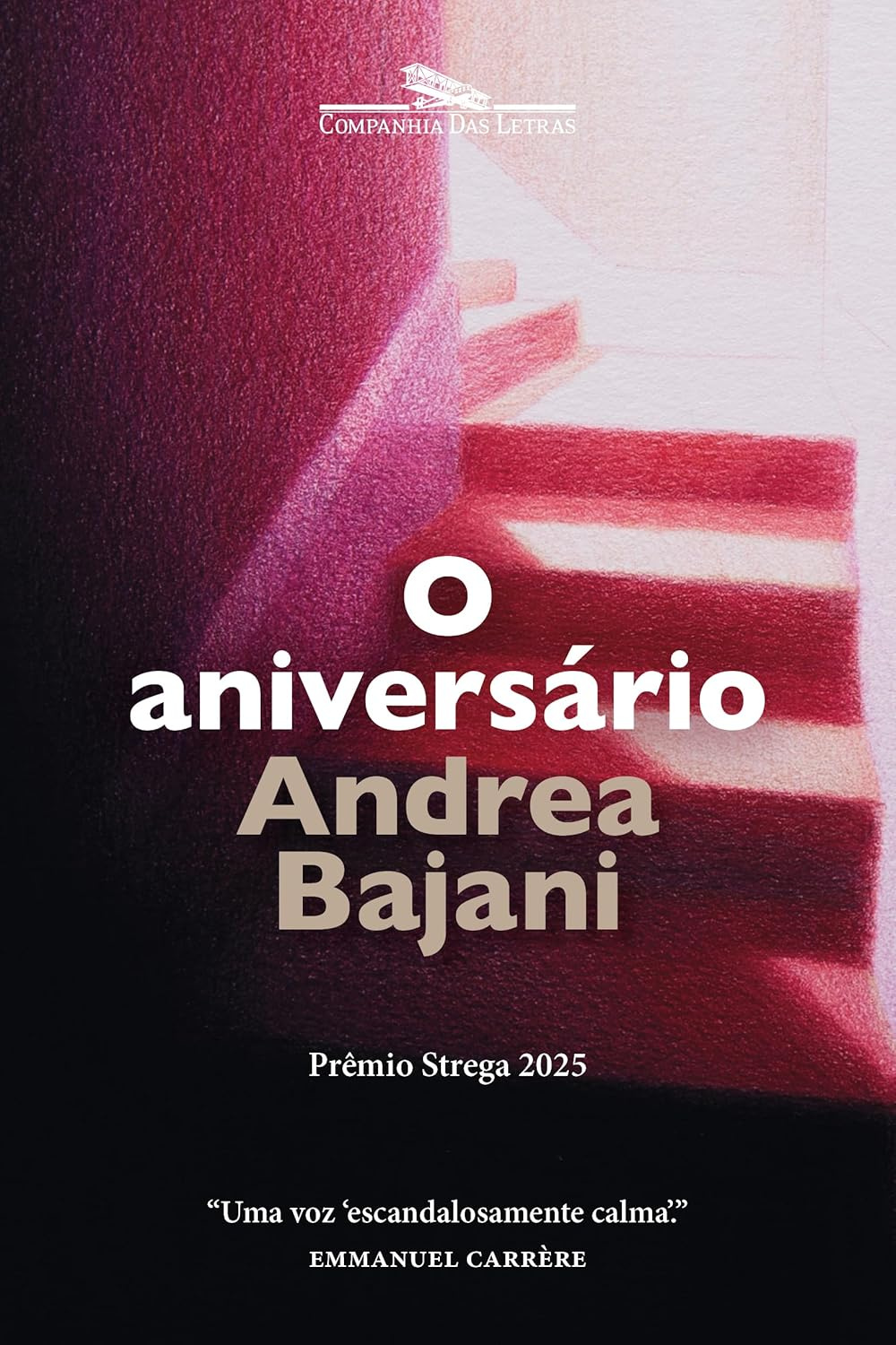 Capa do livro O aniversário de Andrea Bajani, ressaltando memória e ruptura familiar