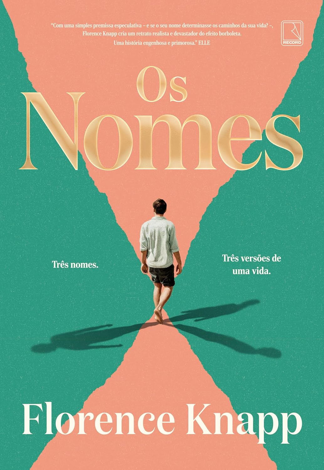 Capa do livro Os Nomes de Florence Knapp mostrando título e design elegante