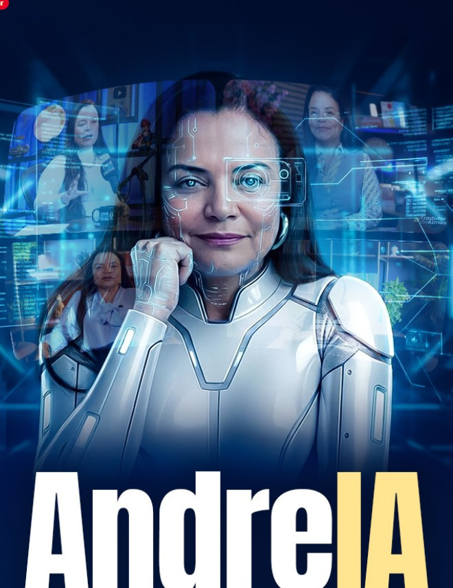Comparativo visual entre Andrea IA e aplicativos de meditação destacando apoio emocional e reflexão psicológica