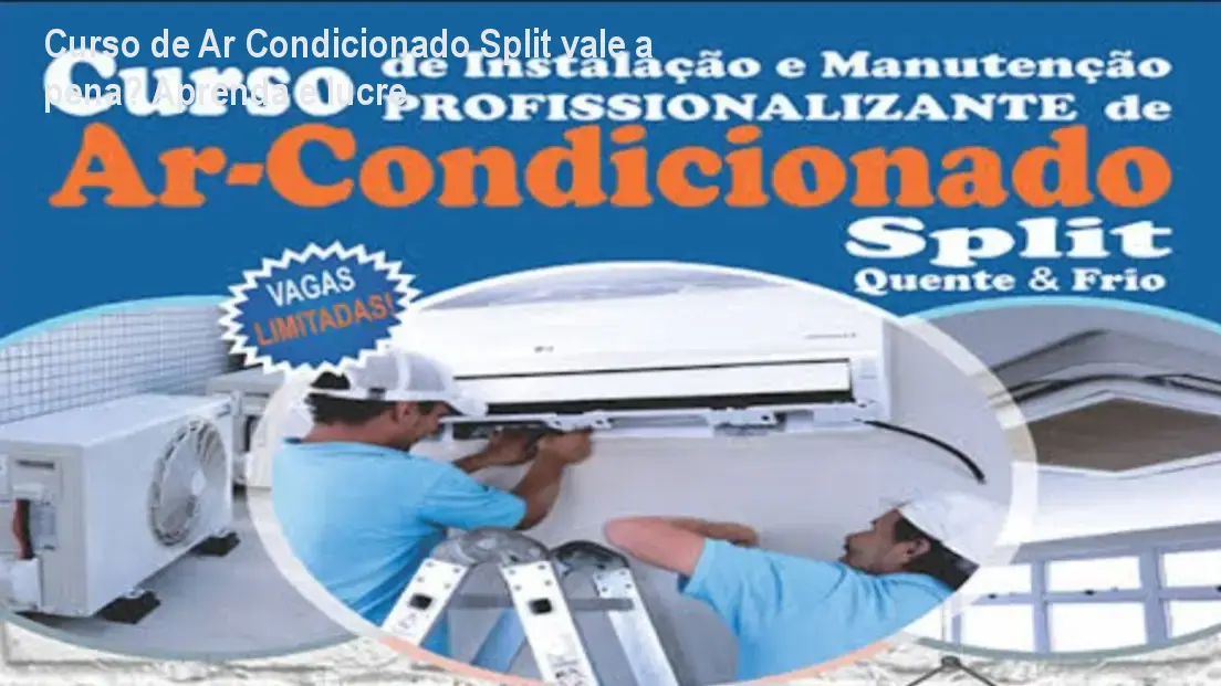 Técnico utilizando manifold e ferramentas profissionais para instalação de ar condicionado Split Hi-Wall