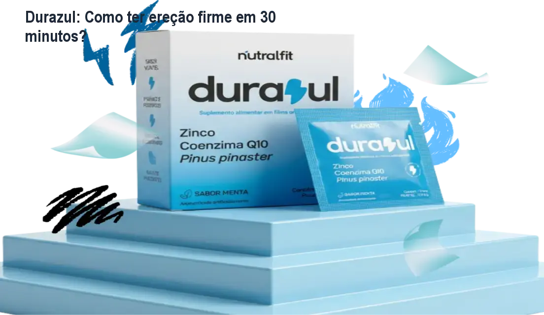 Adesivo sublingual Durazul aplicado na língua para melhorar a ereção
