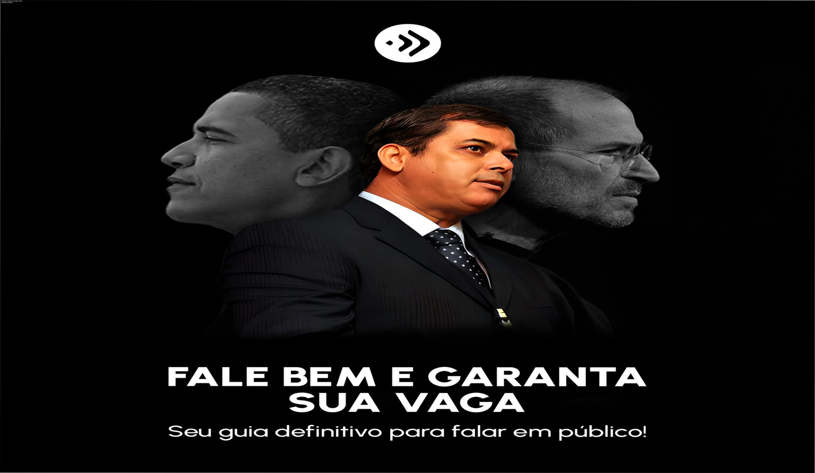 Mockup do ebook Fale Bem e Garanta a Sua Vaga mostrando mapa conceitual de técnicas de oratória