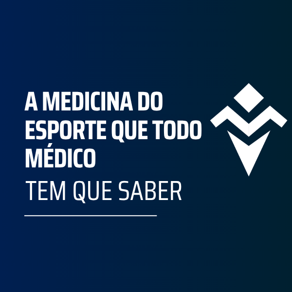 Médico esportivo em consultório moderno, com laptop exibindo gráfico de ergospirometria e ECG, ao lado de livros, halteres e smartwatch, simbolizando a formação completa de MedEsportePapers.