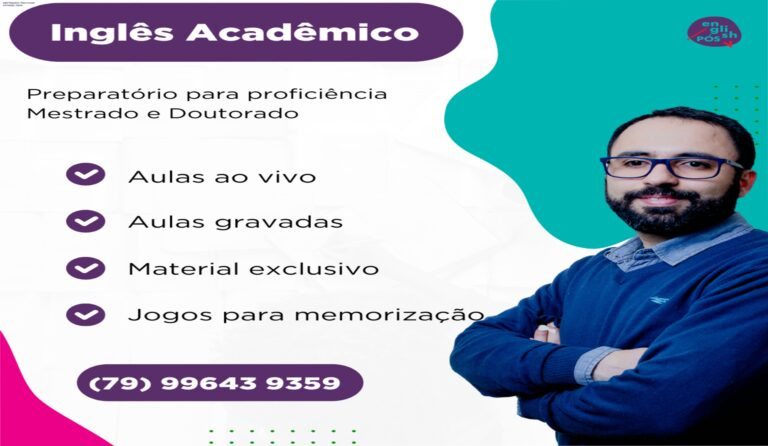 Imagem do curso Inglês Preparatório: Proficiência para mestrado e doutorado, enfocando o método de tradução contínua para aprovação no exame de proficiência