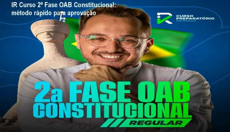 Aluno praticando redação de peças de Direito Constitucional com o método IR Curso para aprovação na OAB