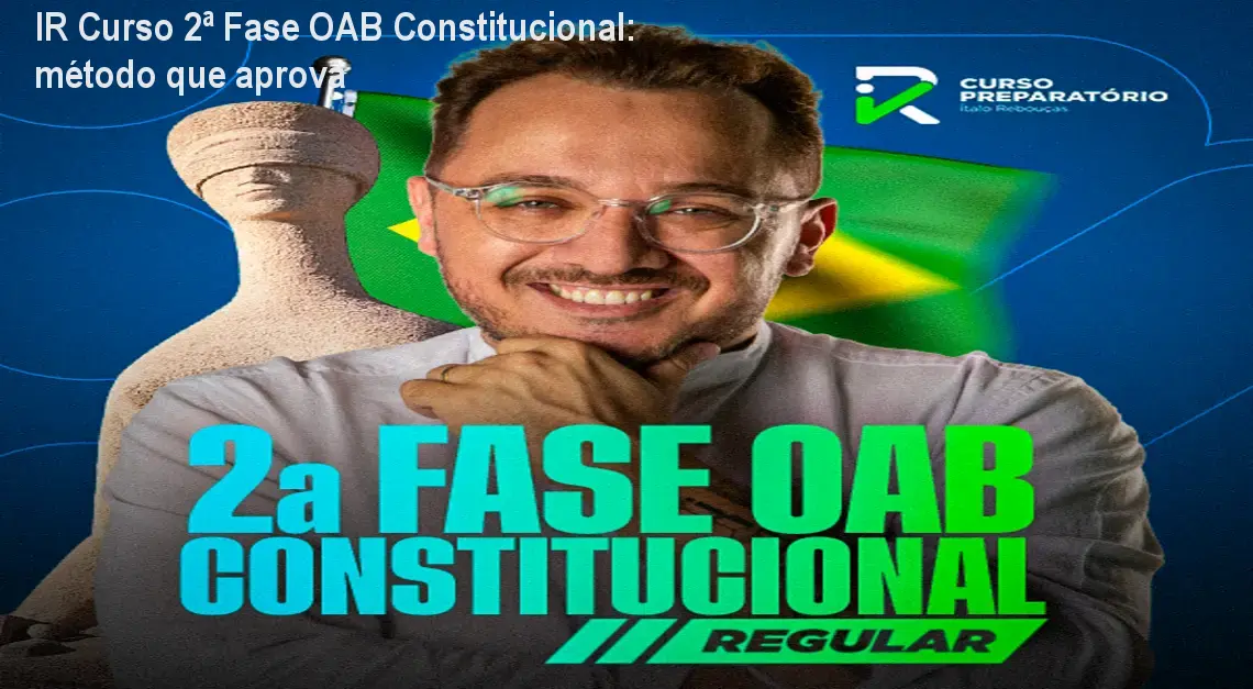 Professor Ítalo Rebouças ensina a estrutura de peças práticas para a 2ª fase da OAB em Direito Constitucional