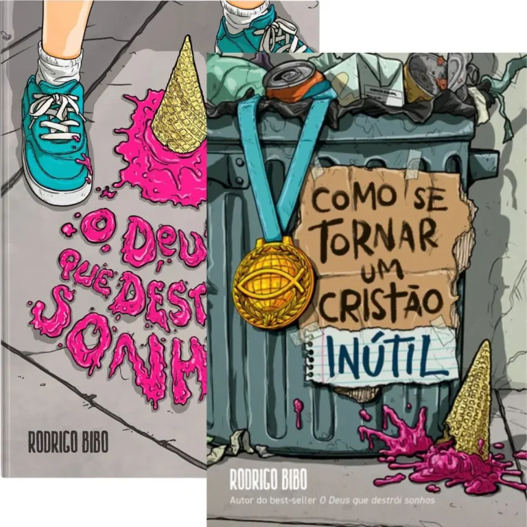 Kit 2 livros Rodrigo Bibo capa dura - O Deus que Destrói Sonhos e Como Se Tornar Um Cristão Inútil com frete grátis