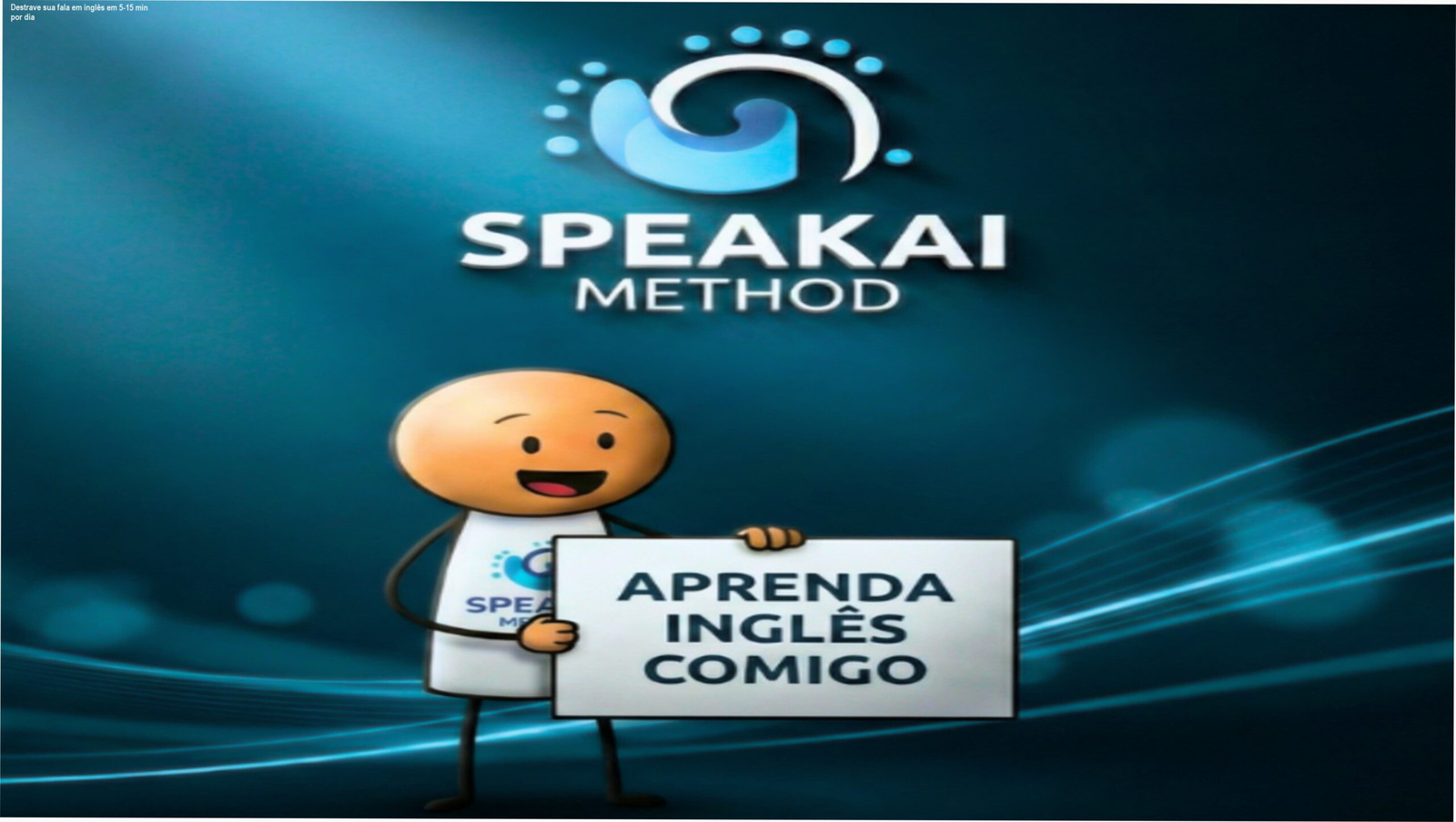 Tela do curso Método SpeakAI mostrando frases práticas e pronúncia simplificada