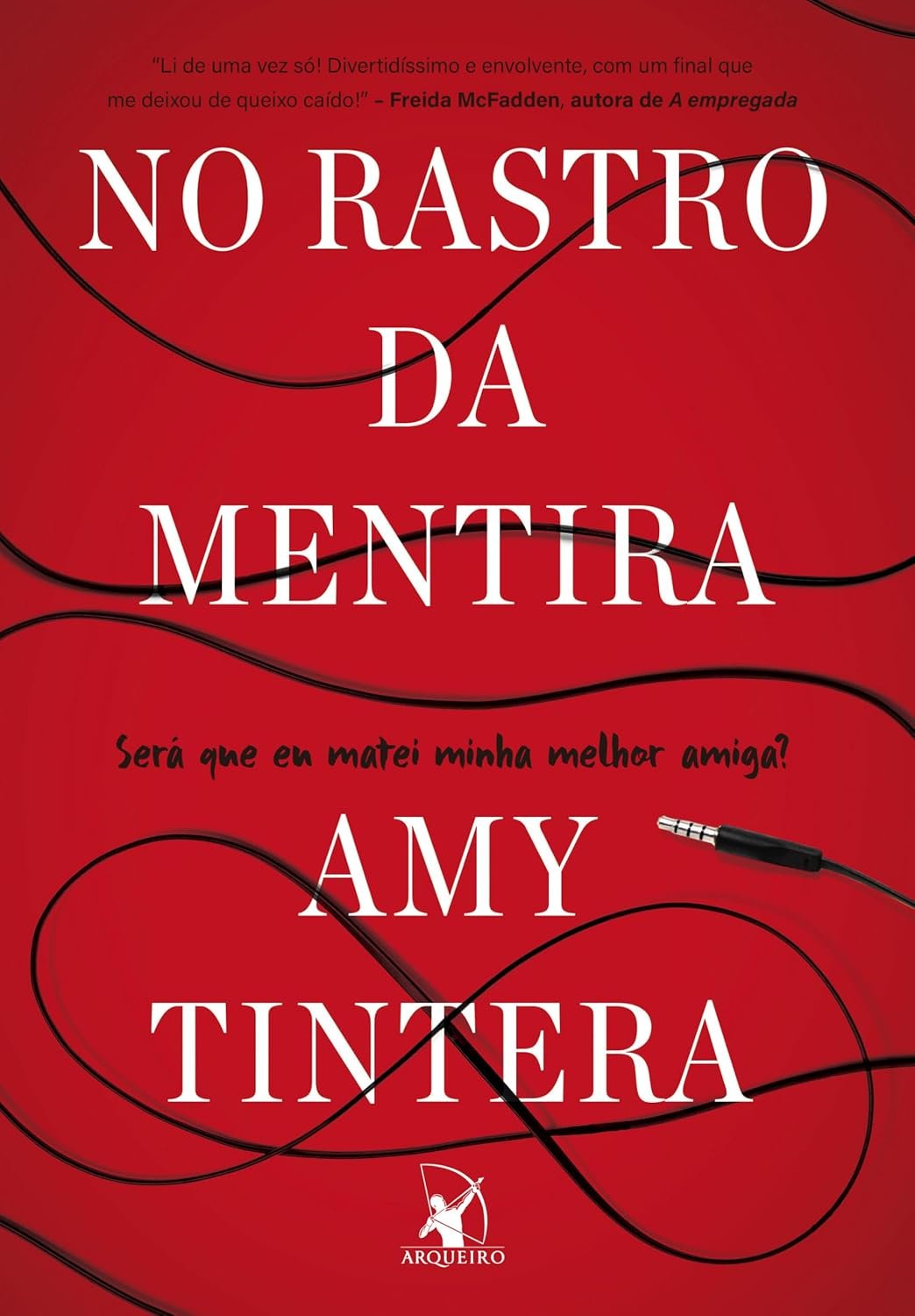 Capa do livro No Rastro da Mentira de Amy Tintera, destaque para o título e autor