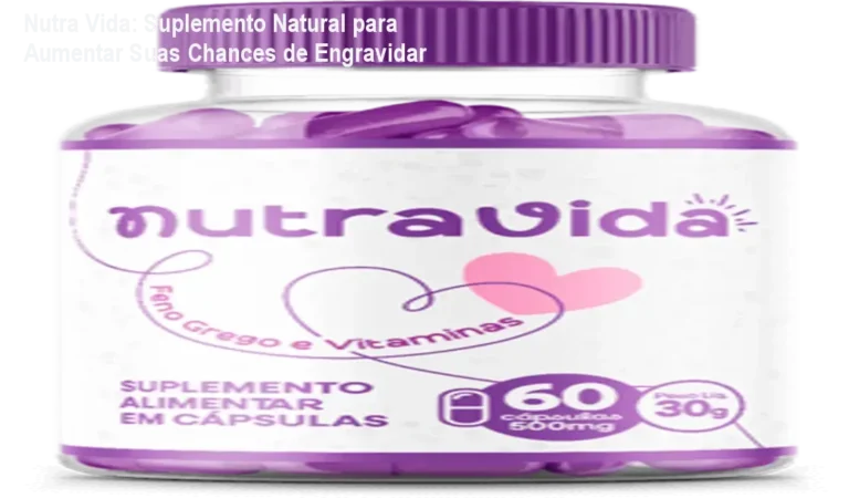 Caixa de Nutra Vida com duas cápsulas, mostrando suporte natural para fertilidade feminina