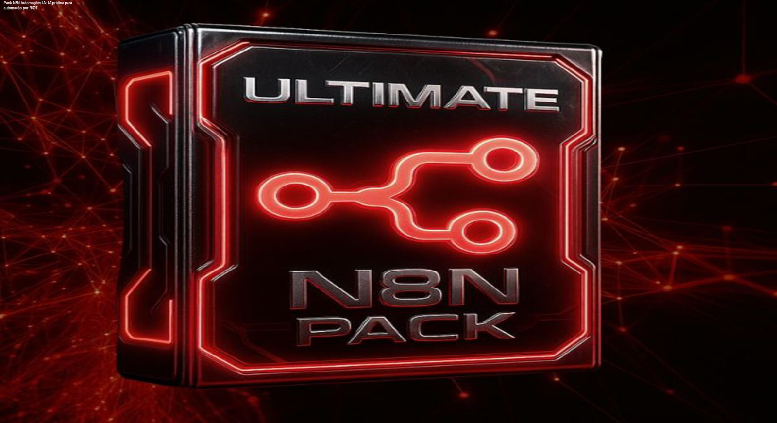 Pack N8N Automações IA mostrando workflows prontos usando inteligência artificial para automação