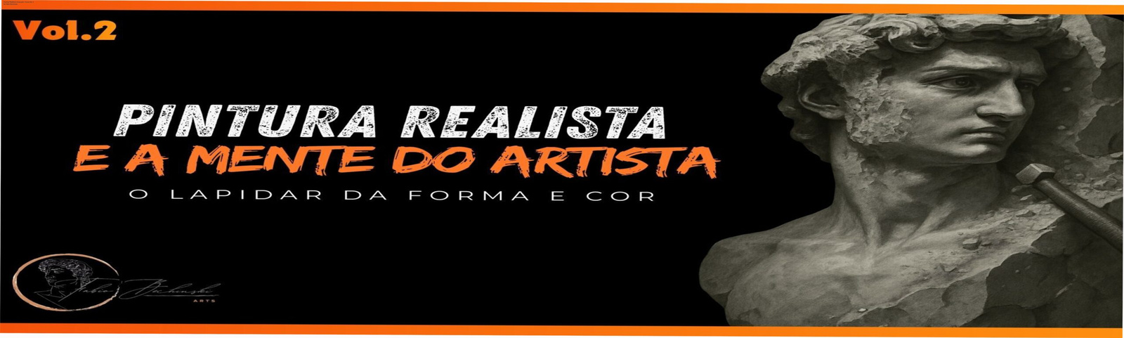 Imagem do curso Pintura Realista e a Mente do Artista Volume 2 mostrando pincel e obra detalhada