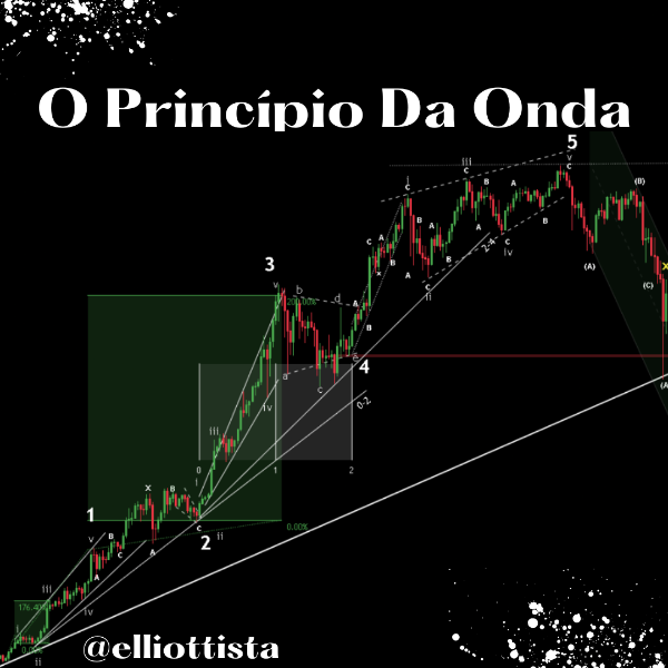 Imagem ilustrando o método de Elliott Wave e NEO Wave do curso O princípio da Onda
