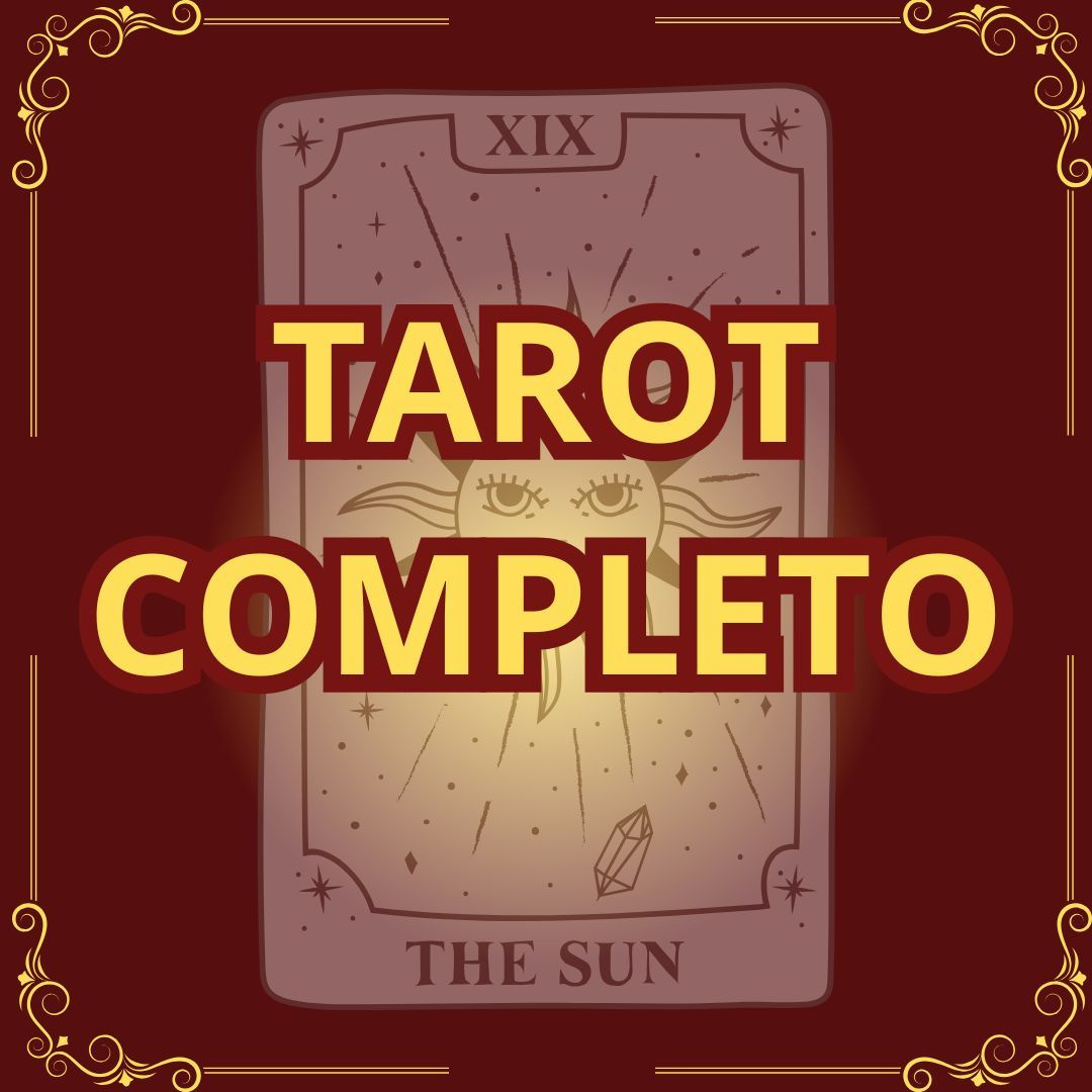 Imagem ilustrativa do curso Tarot Completo mostrando cartas dos 78 arcanos e o instrutor Lunação Esoterismo