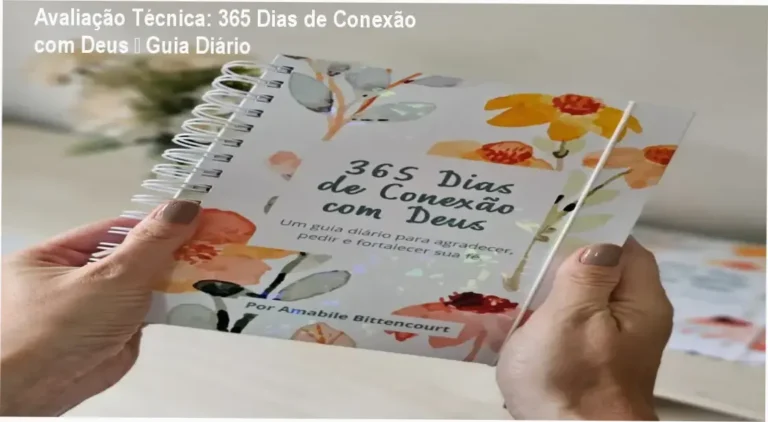 Capa do livro 365 Dias de Conexão com Deus mostrando design compacto e temático