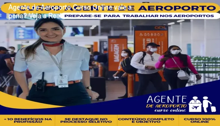 Aluno estudando o curso online de agente de aeroporto para se preparar para processos seletivos de companhias aéreas
