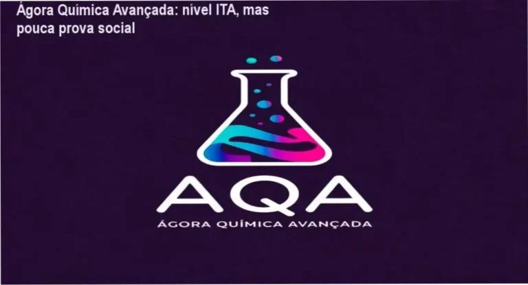 Ágora Química Avançada de Nicolas Cesar Pauferro – cronograma intensivo e carga horária avançada