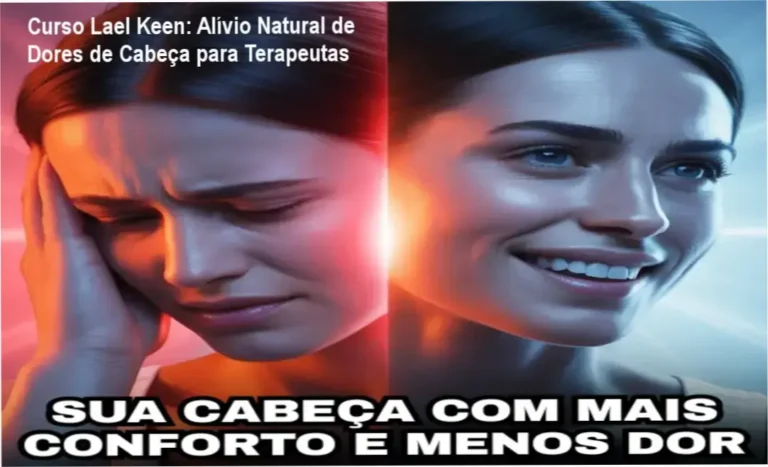 Instrutora Lael Keen demonstrando exercícios corporais para alívio de dores de cabeça em terapeuta