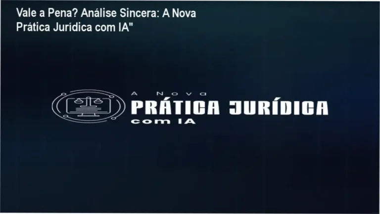 Capa informativa sobre o tema A Nova Prática Jurídica com IA"