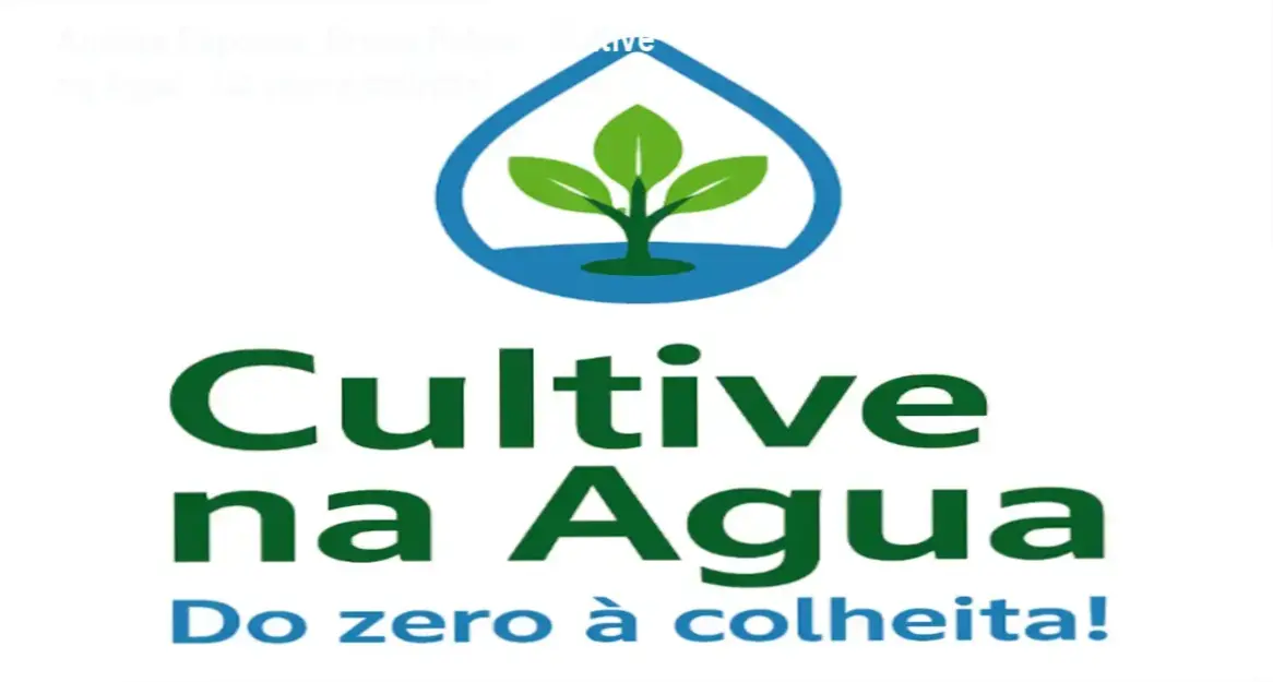 Capa informativa sobre o tema Bruno Palma - Cultive na Água - Do zero à colheita!